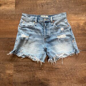 We the Free Distressed Denim Shorts Size 24
